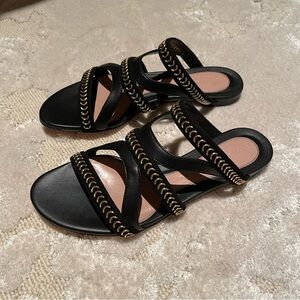 Alexander McQueen Leather Chain Sandal